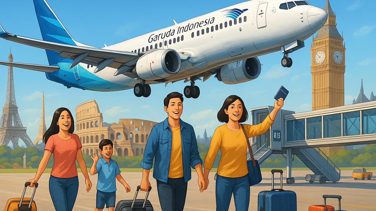 Garuda Indonesia Tambah Rute Internasional ke Eropa Demi Pariwisata | Nasional