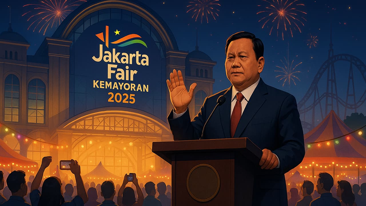 Presiden Prabowo Buka Pekan Raya Jakarta 2025 di Kemayoran | Nasional
