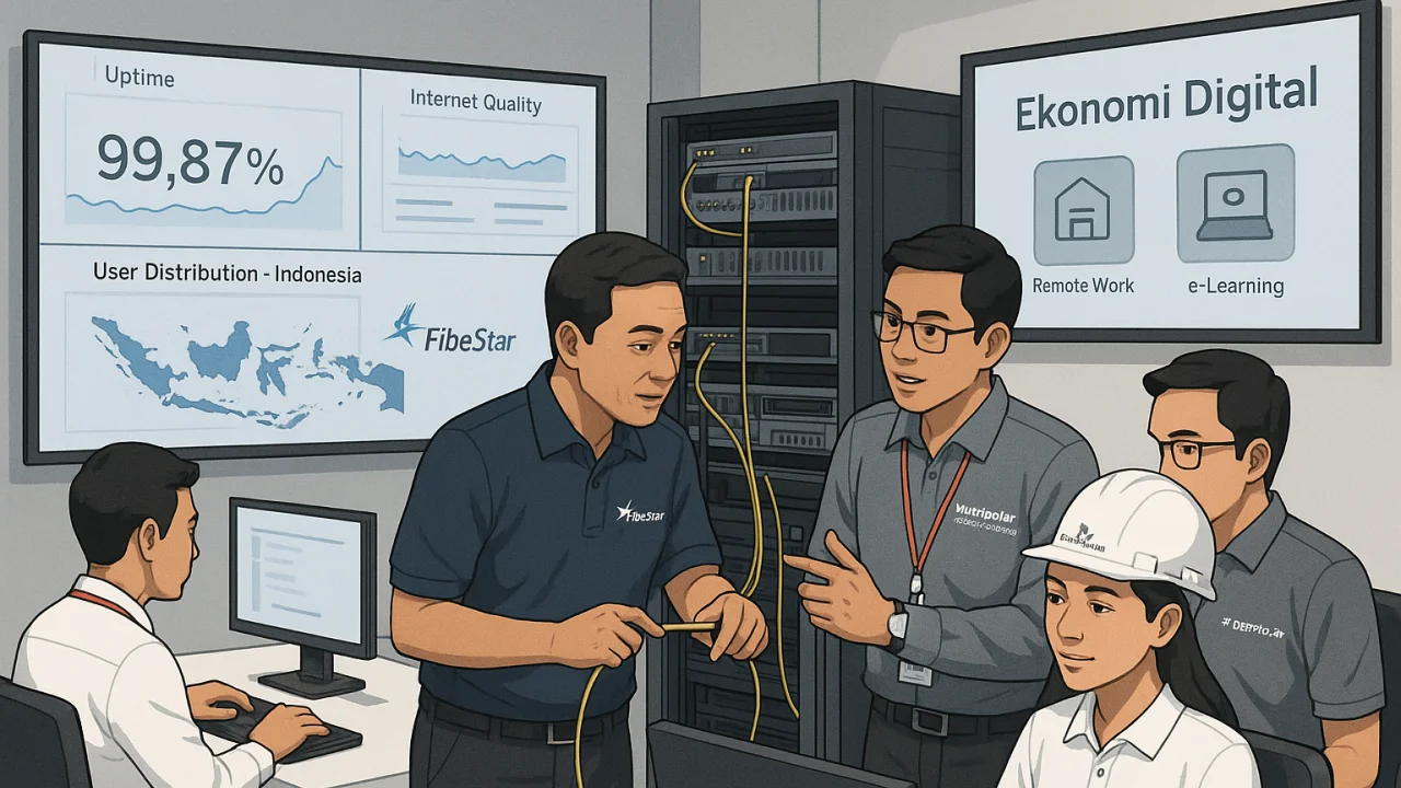 FiberStar Modernisasi Jaringan Internet Dukung Visi Digital 2045