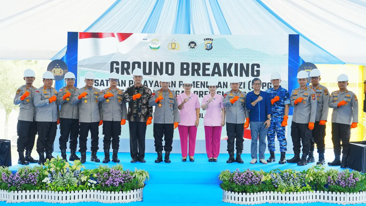 Kapolri Laksanakan Groundbreaking 9 SPPG Dukung MBG Prabowo | Nasional