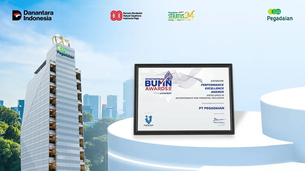 Pegadaian Menang Excellence Award: Pengakuan atas Kinerja Unggul | thebatterysdown pegadaian